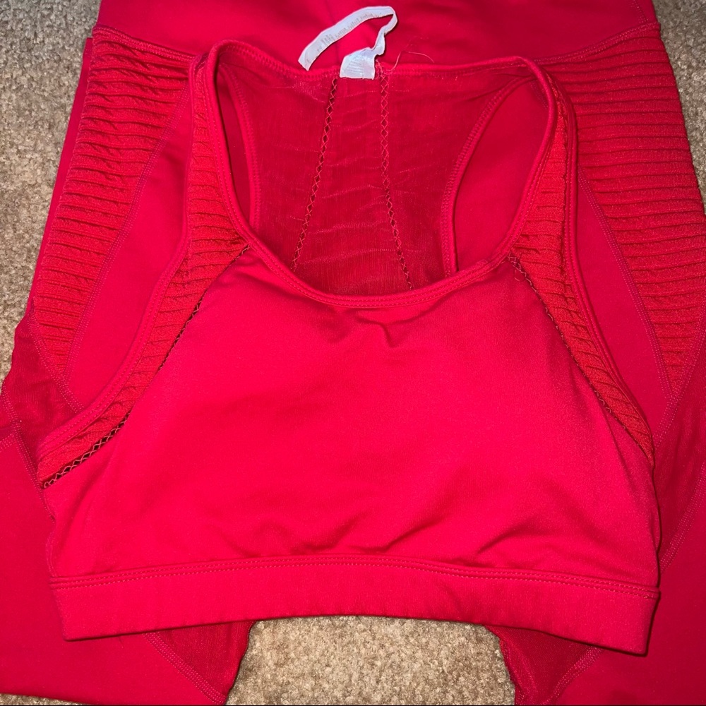 Red Fabletics set